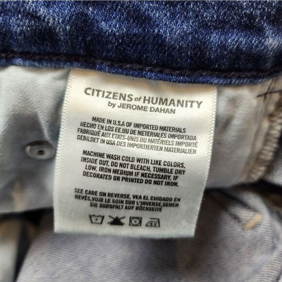 Citizens of Humanity Rocket jeans High Rise Skinny Sz 25 Distressed - Picture 11 of 16